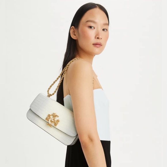 154786 - Tory Burch Eleanor Embossed Rectangular Bag - Picture 13 of 13